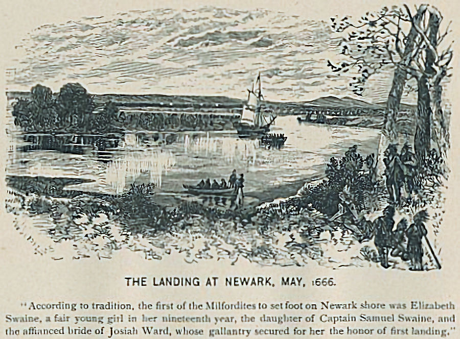 The Landing at Newark, May, 1666
